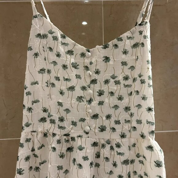 Summer floral suspender dress - Picture 3 of 6